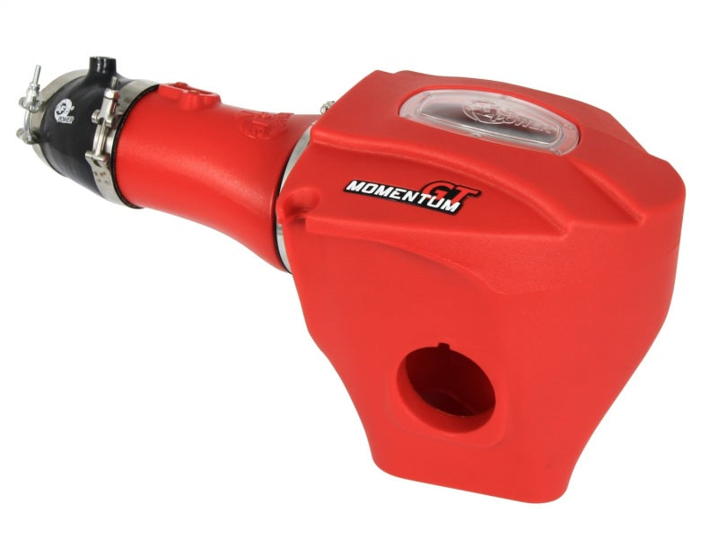 AFE Momentum GT Cold Air Intake System (Red w/Pro DRY S Filter): Dodge Challenger / Charger 6.2L Hellcat 2015 - 2016