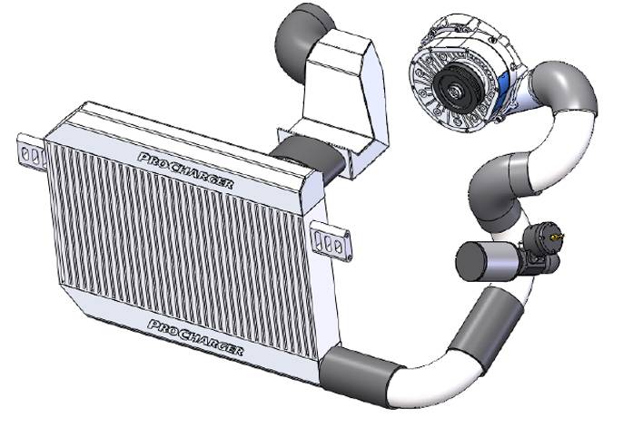 Procharger Supercharger Kit: Dodge Challenger 5.7L Hemi 2015 - 2023