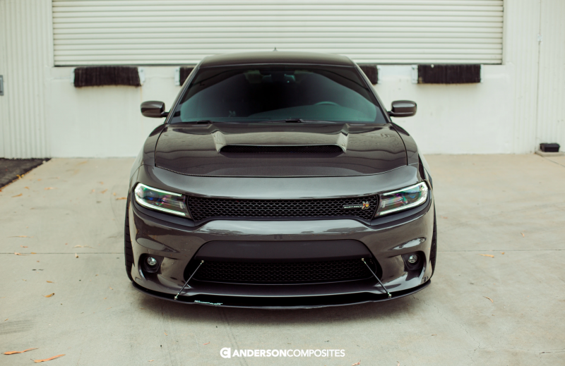 Anderson Composites Demon Carbon Fiber Hood: Dodge Charger 2015 - 2023 (All Models)