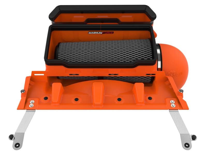 AFE Magnum FORCE Stage-2 Orange Edition Cold Air Intake System: RAM 1500 TRX 6.2L 2021 - 2024