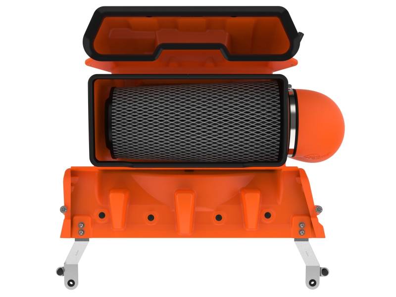 AFE Magnum FORCE Stage-2 Orange Edition Cold Air Intake System: RAM 1500 TRX 6.2L 2021 - 2024